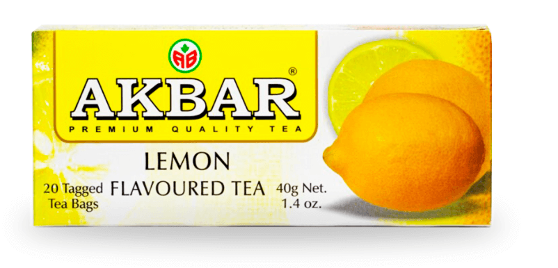 TÉ NEGRO AKBAR SABOR LIMÓN - 20 BOLSITAS