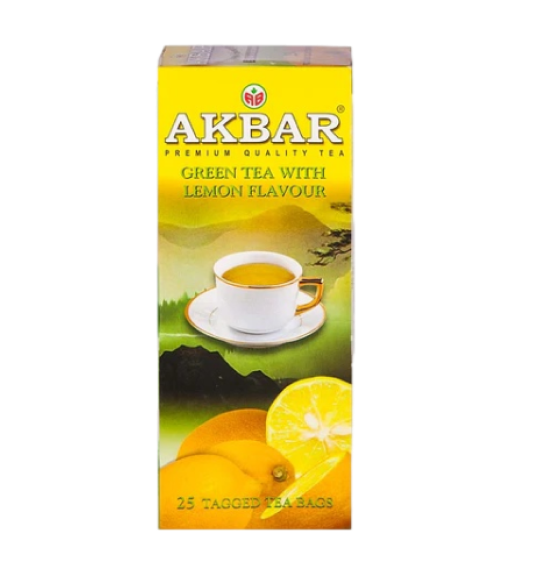 TÉ VERDE CON LIMÓN - 25 BOLSITAS