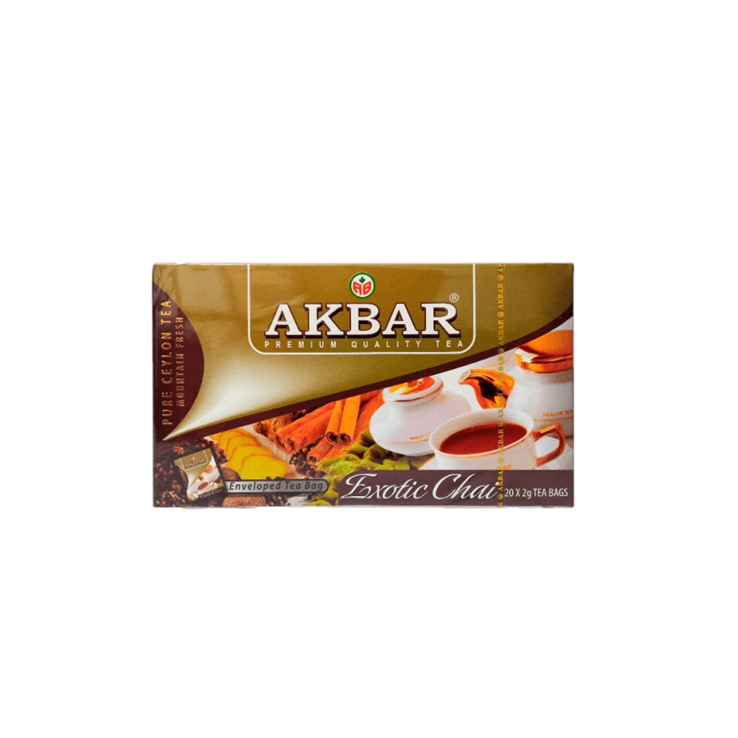 TE AKBAR EXOTIC CHAI 20 BOLSITAS x 2G