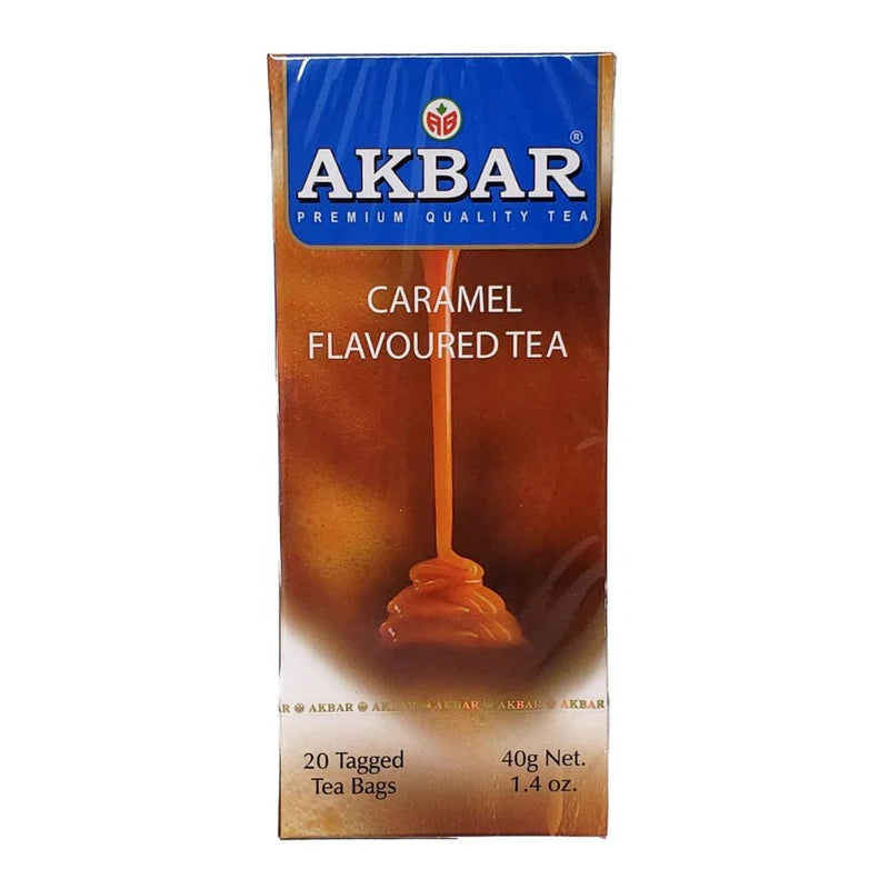 TÉ NEGRO AKBAR SABOR CARAMELO - 20 BOLSITAS