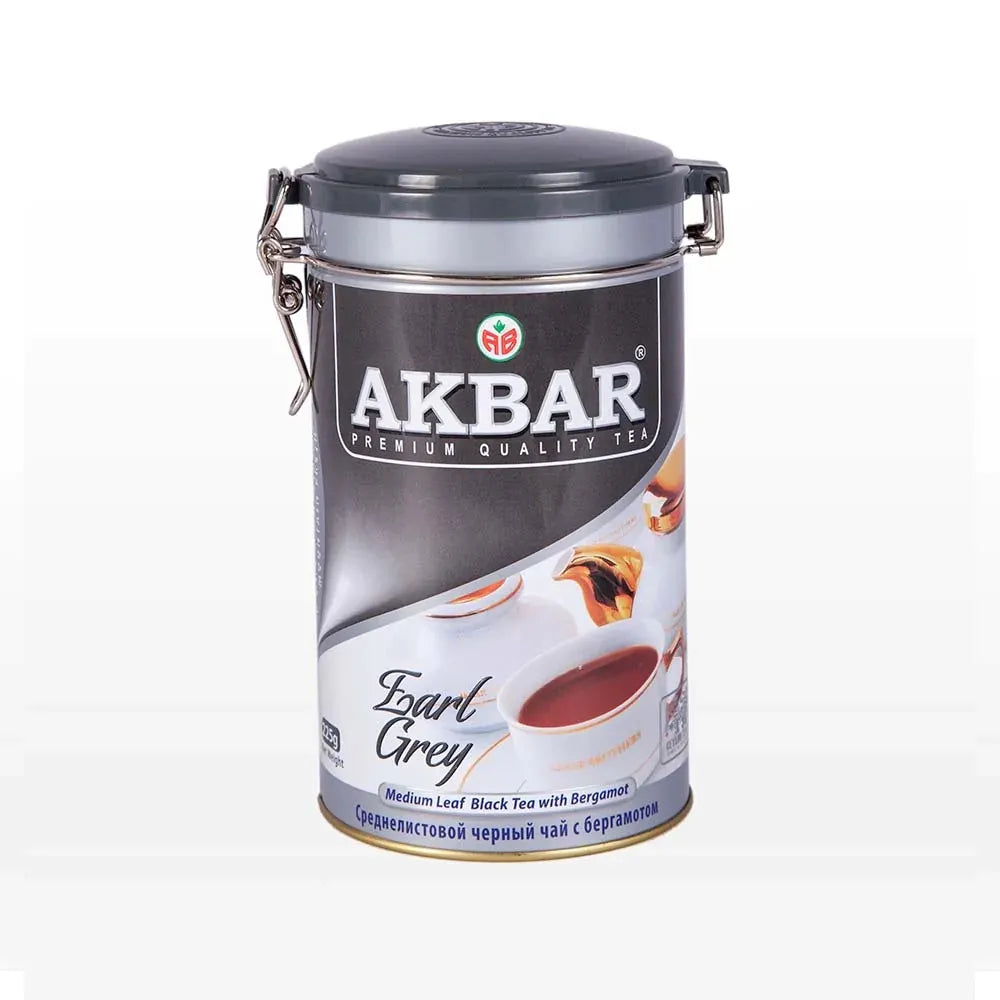 TÉ EN HOJA AKBAR EARL GREY LATA 225g
