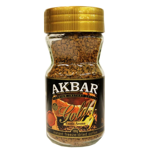 CAFÉ INSTANTÁNEO AKBAR GOLD LIOFILIZADO 100G