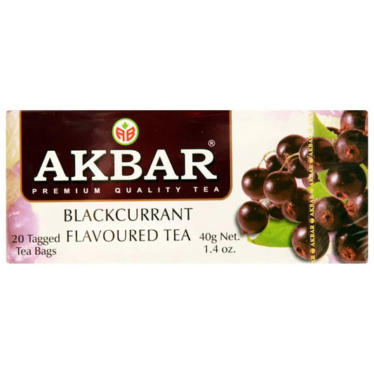 TÉ NEGRO AKBAR SABOR GROSELLA NEGRA 20 BOLSITAS