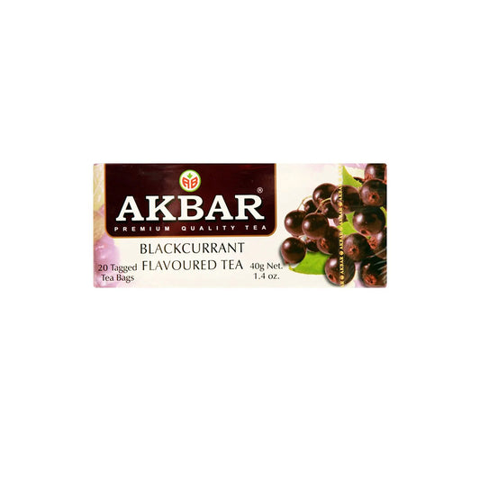 TÉ NEGRO AKBAR SABOR GROSELLA NEGRA 20 BOLSITAS