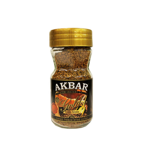 CAFÉ INSTANTÁNEO AKBAR GOLD LIOFILIZADO 100G
