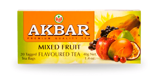 TÉ NEGRO AKBAR SABOR FRUTAL - 20 BOLSITAS