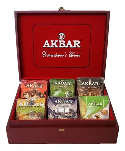 CAJA DE MADERA CONNOISSEURS TÉ AKBAR