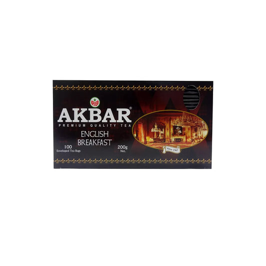 TÉ AKBAR ENGLISH BREAKFAST 100 BOLSITAS