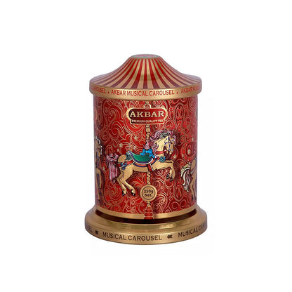 CARRUSEL MUSICAL TÉ NEGRO Y VERDE EN HOJA 250g