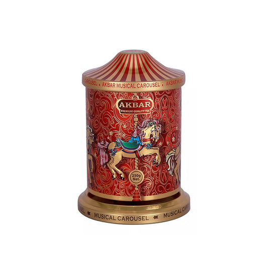 CARRUSEL MUSICAL TÉ NEGRO Y VERDE EN HOJA 250g