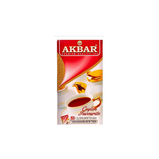 TÉ AKBAR PURE CEYLON PREMIUM 25 BOLSITAS