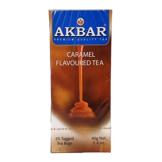 TÉ NEGRO AKBAR SABOR CARAMELO - 20 BOLSITAS