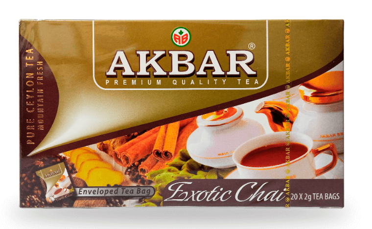 TE AKBAR EXOTIC CHAI 20 BOLSITAS x 2G