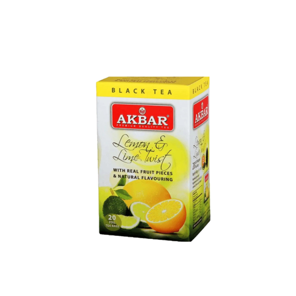 TÉ NEGRO SABOR LIMÓN - 20 BOLSITAS - 14X9X8