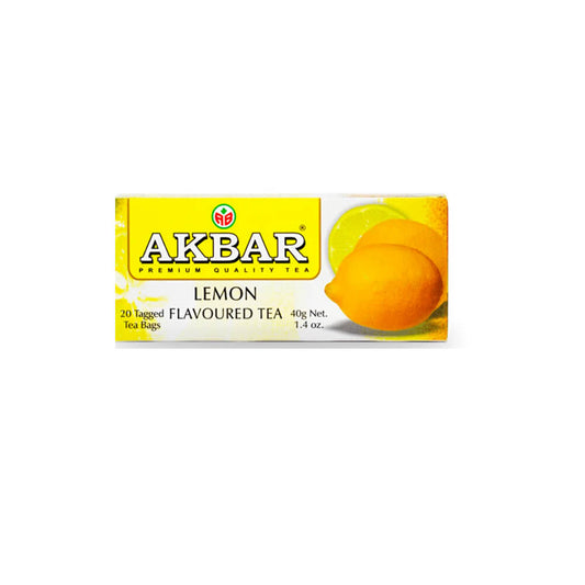 TÉ NEGRO AKBAR SABOR LIMÓN - 20 BOLSITAS