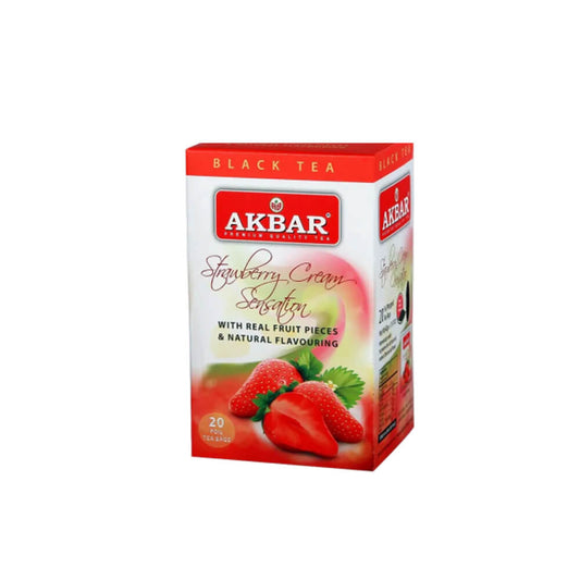 TÉ NEGRO SABOR FRUTILLAS - 20 BOLSITAS
