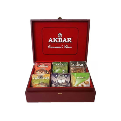 CAJA DE MADERA CONNOISSEURS TÉ AKBAR