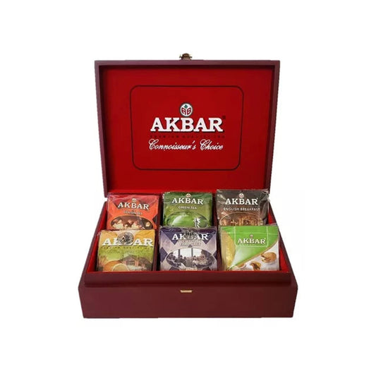 CAJA DE MADERA CONNOISSEURS TÉ AKBAR