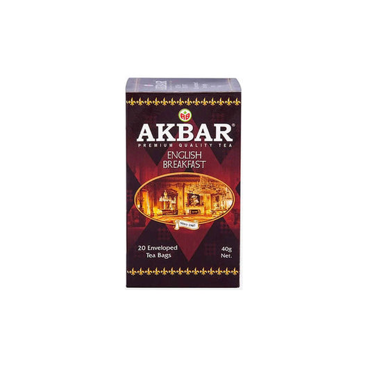 TÉ AKBAR ENGLISH BREAKFAST 20 BOLSITAS