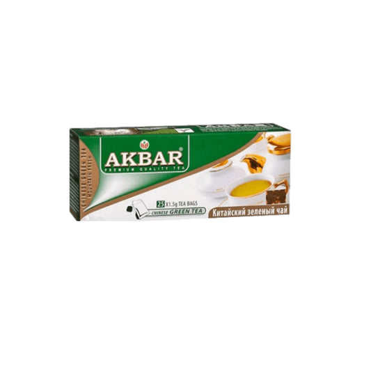 TÉ VERDE AKBAR - 25 UNIDADES